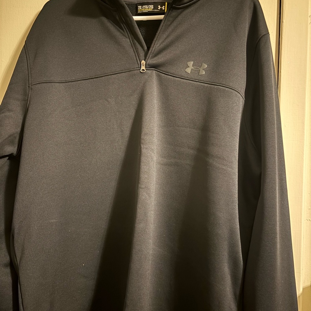 Under Armour Black Quarter-Zip Pullover - XXL